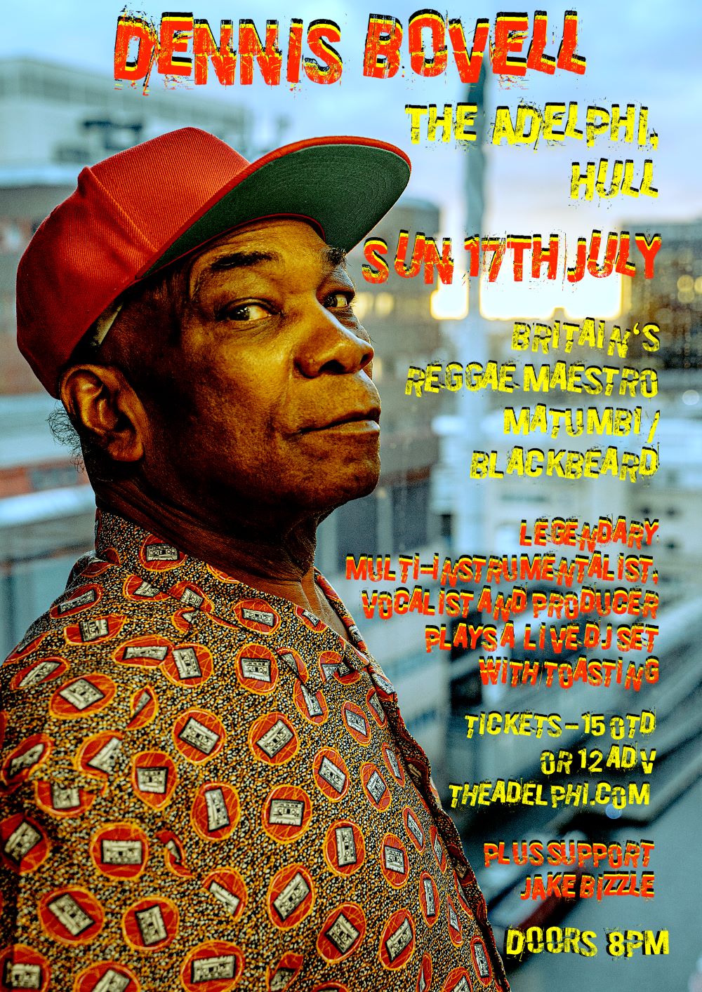 Reggae Legend Dennis Bovell + support from Jake Bizzle. – The